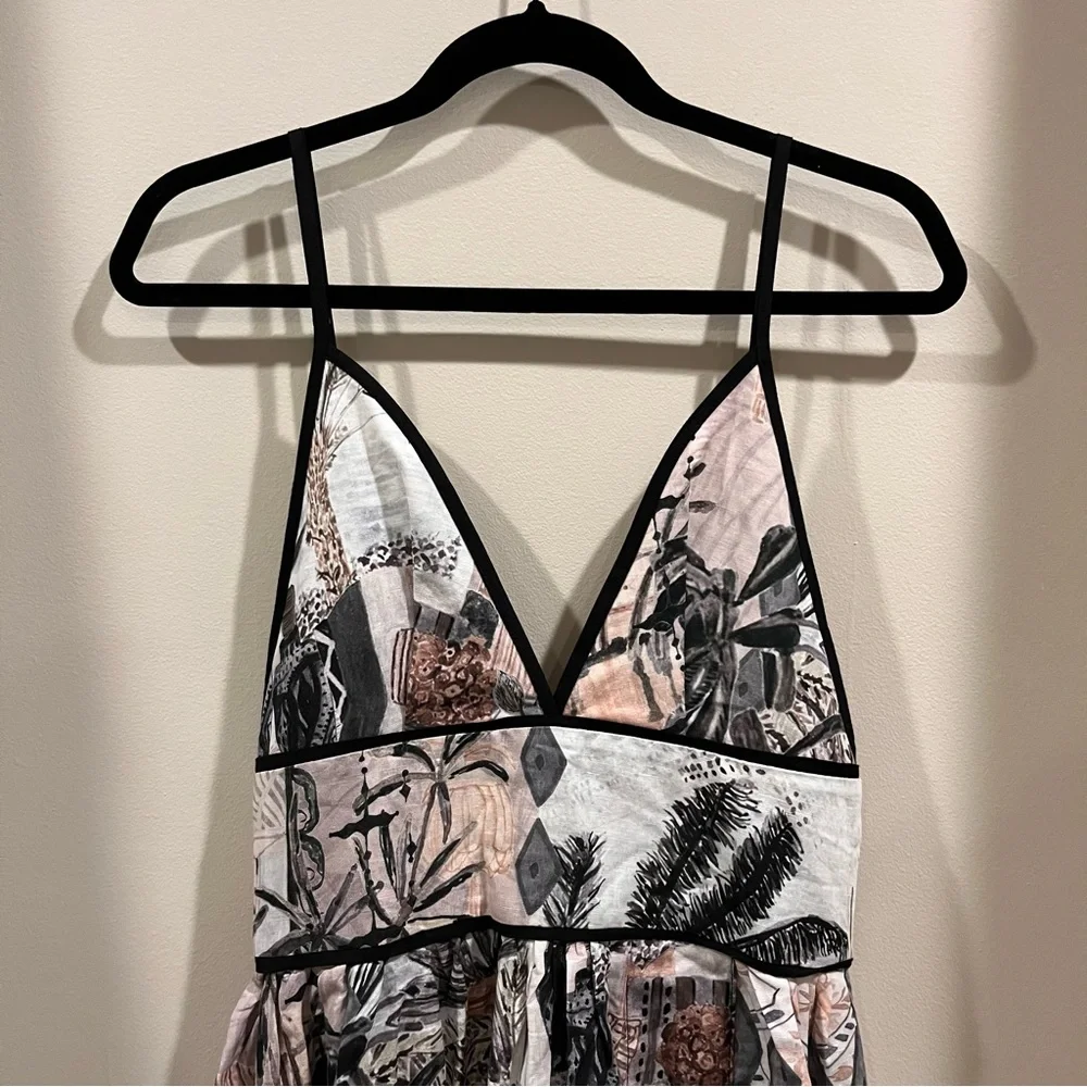 Isla & White bohemian resort maxi dress nwt Ophelie Dress Galerie Blanc wedding - Picture 5 of 12